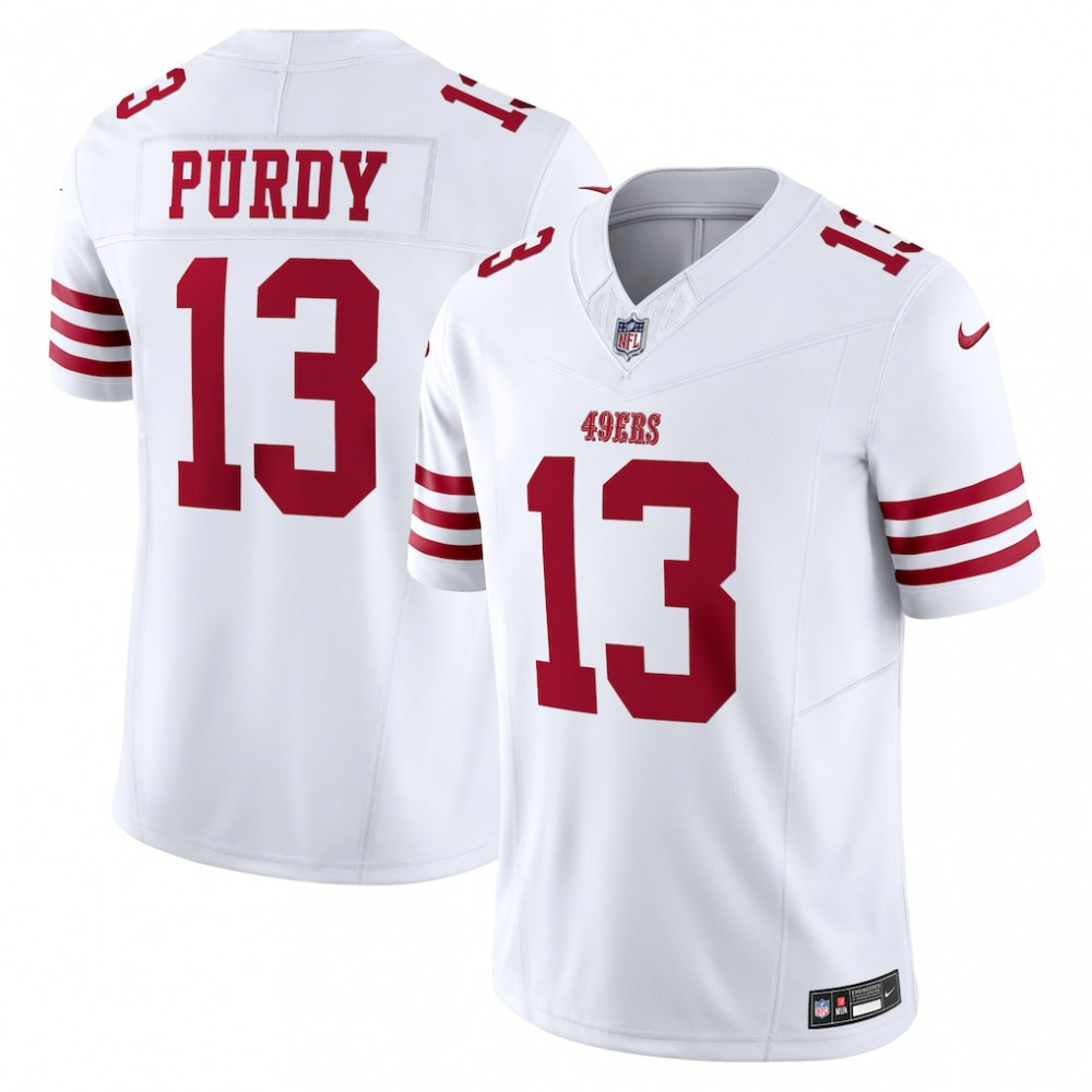 Brock Purdy San Francisco 49ers Nike Vapor F.U.S.E. Limited Jersey - White-GridironStore